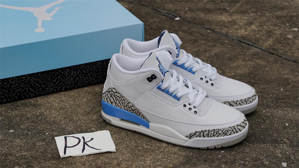 PK GOD Jordan 3 Retro UNC Retail Materials Ready to Ship